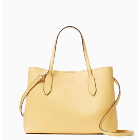 Kate spade Harper satchel in off white and yellow - Picture 2 of 12